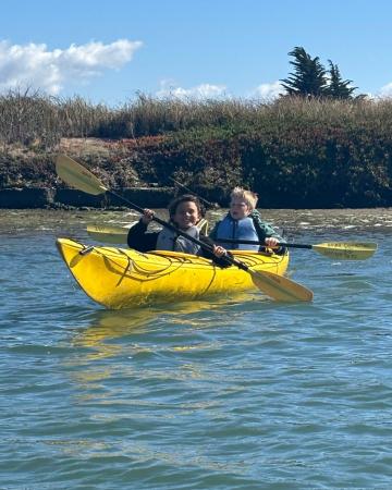 Image Students on a boat!